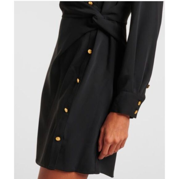 Veronica Beard Women's Mini Wright Dress Black Sz 0 NWT 498 - Picture 3 of 5